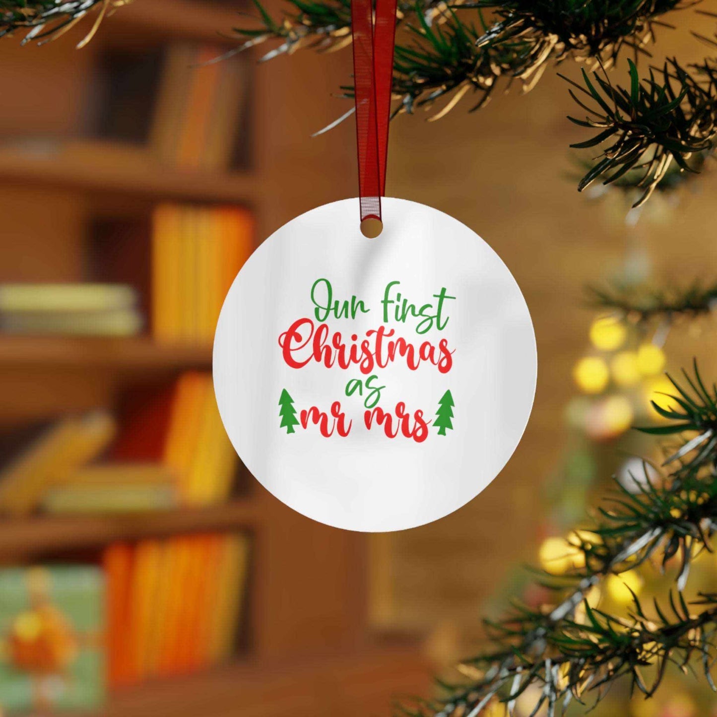 Metal OrnamentsMetal Christmas tree ornaments are durable and will bring holiday cheer for years to come. Print your festive designs on both sides of the white aluminum base, and wCyndee Cee Creations