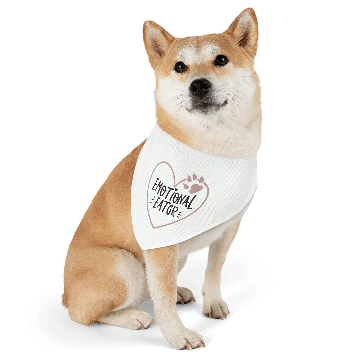Emotional Eater Pet Bandana Collar | Fun & Durable Accessory