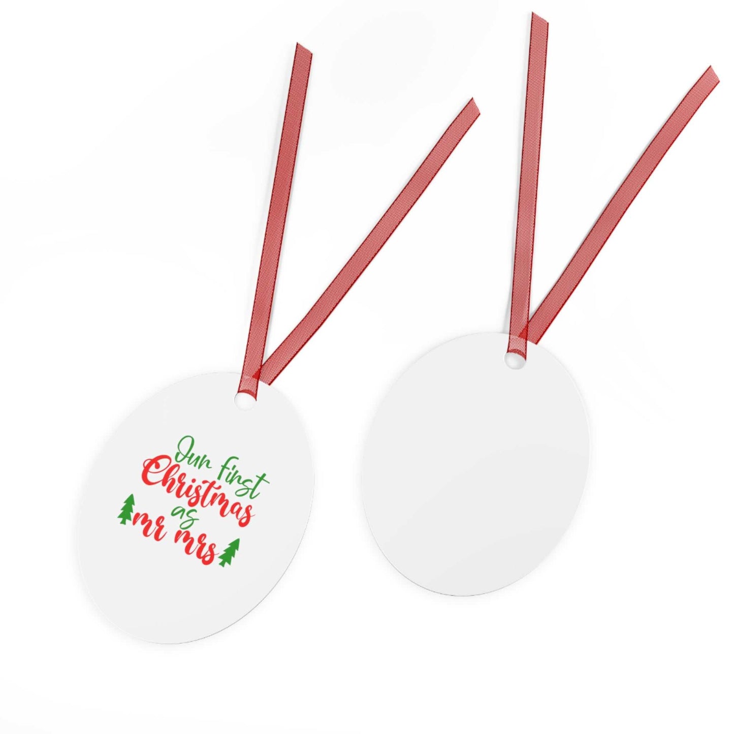 Metal OrnamentsMetal Christmas tree ornaments are durable and will bring holiday cheer for years to come. Print your festive designs on both sides of the white aluminum base, and wCyndee Cee Creations