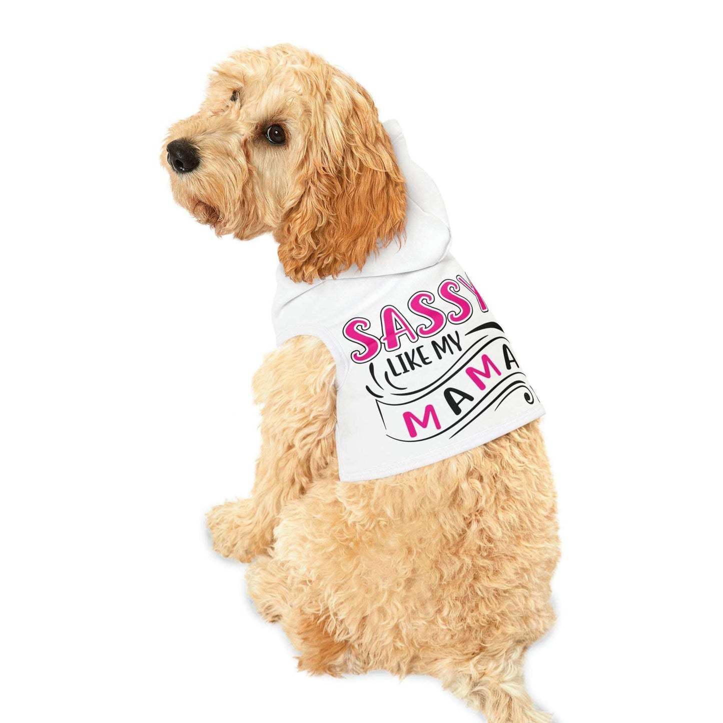 White Dog Hoodie - Sassy Like My MamaTreat pet parents around the world to a personalized dog hoodie for their four-legged family member. With 5 sizes to choose from, you're bound to deliver a great fitCyndee Cee Creations