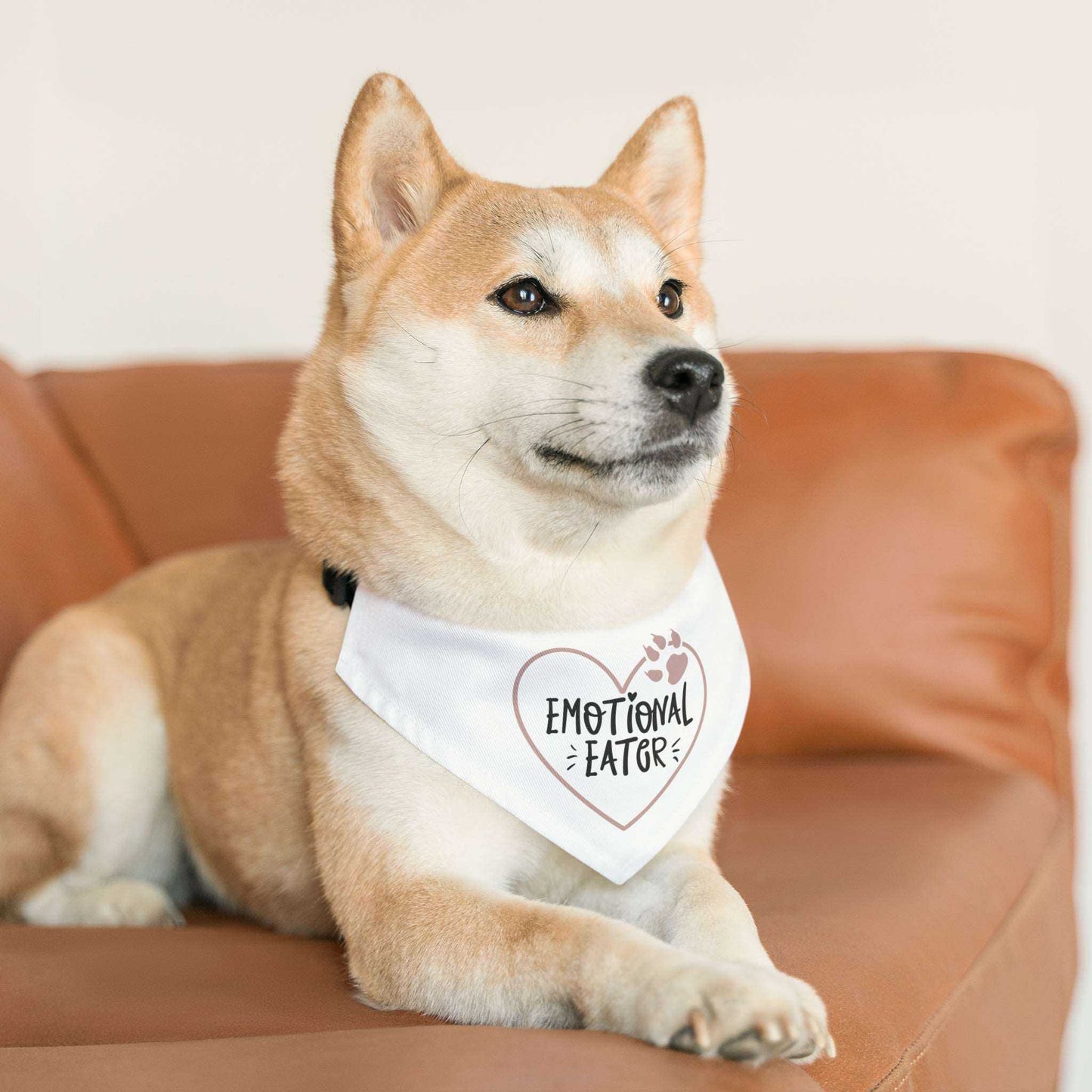 Emotional Eater Pet Bandana Collar | Fun & Durable Accessory