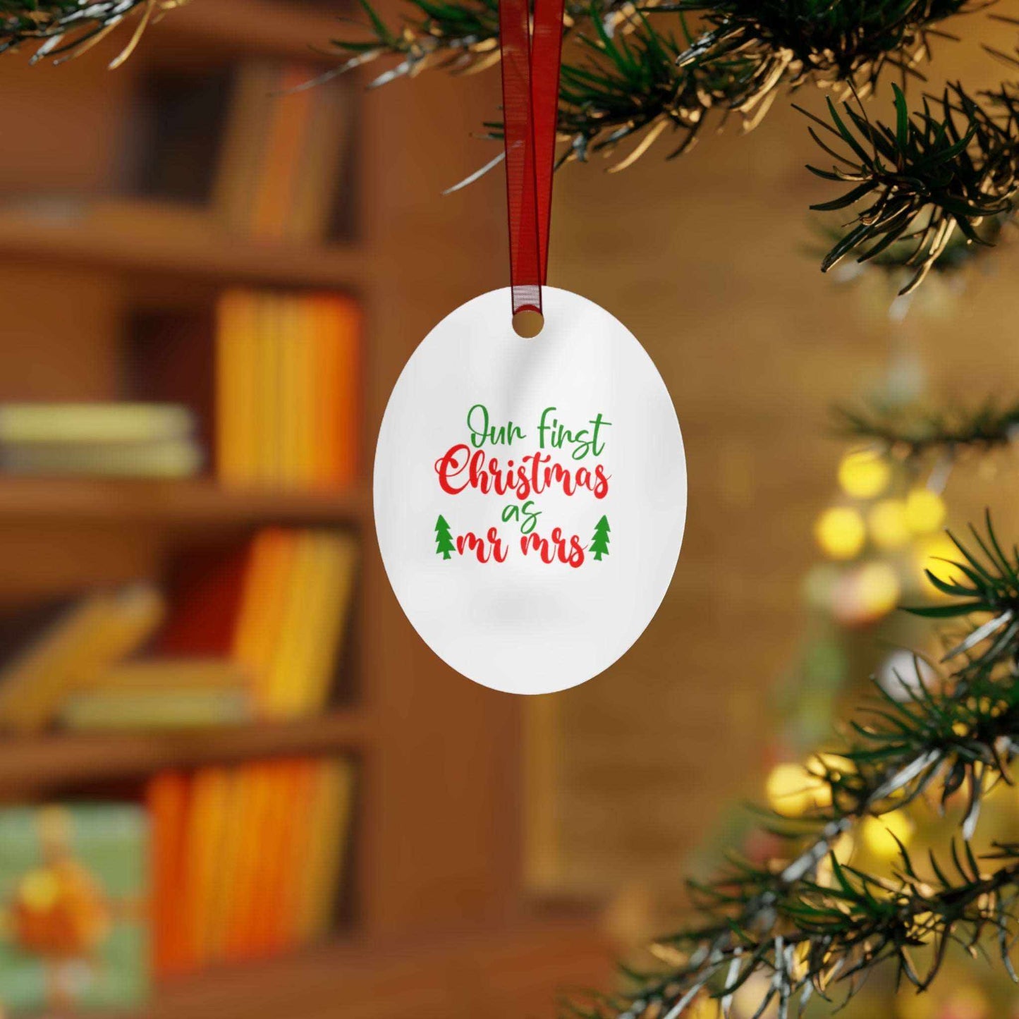 Metal OrnamentsMetal Christmas tree ornaments are durable and will bring holiday cheer for years to come. Print your festive designs on both sides of the white aluminum base, and wCyndee Cee Creations