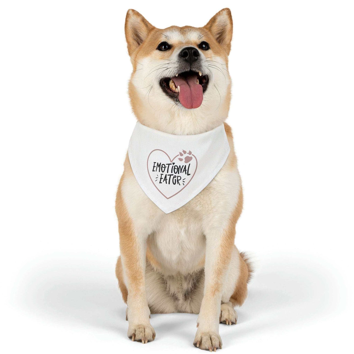 Emotional Eater Pet Bandana Collar | Fun & Durable Accessory
