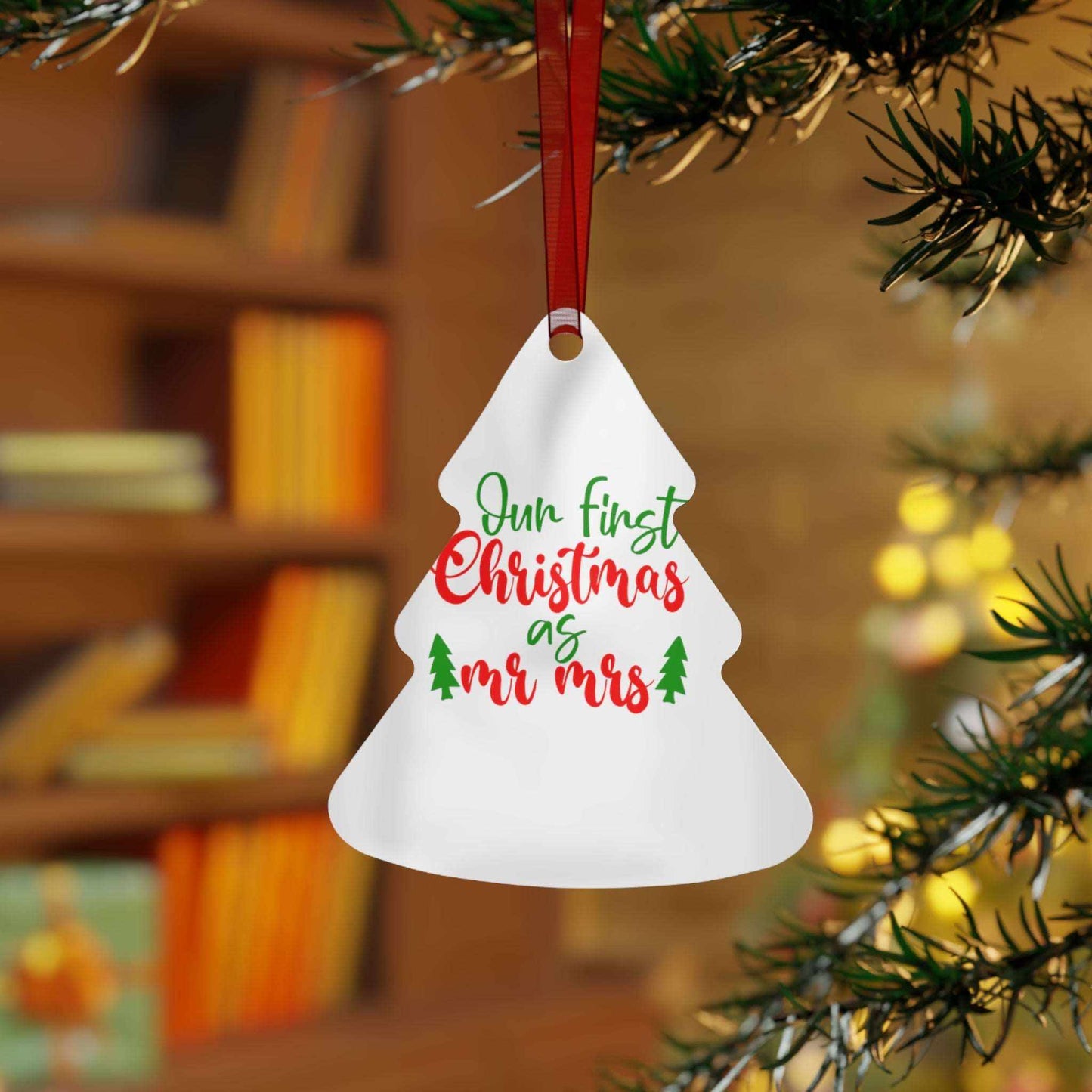 Metal OrnamentsMetal Christmas tree ornaments are durable and will bring holiday cheer for years to come. Print your festive designs on both sides of the white aluminum base, and wCyndee Cee Creations