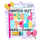 Watch Out Kindergarten youth DTF print design