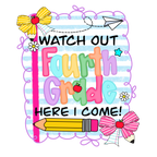 Watch Out Kindergarten youth DTF print design