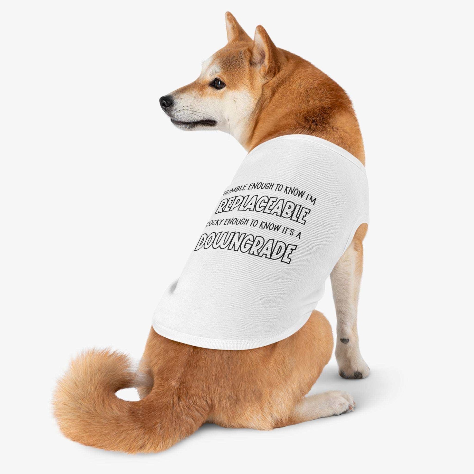 Pet Tank TopCustom pet clothes are more than just good fashion, they’re also perfect for keeping your tiny (or not so tiny) friend warm. This pet tank is 100% cotton for base coCyndee Cee Creations