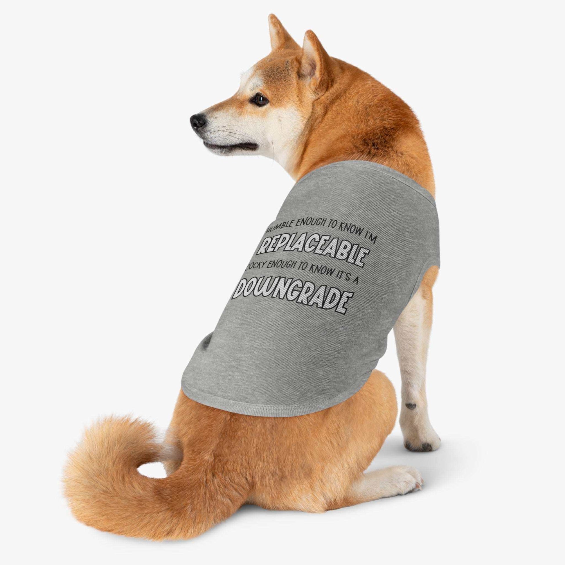 Pet Tank TopCustom pet clothes are more than just good fashion, they’re also perfect for keeping your tiny (or not so tiny) friend warm. This pet tank is 100% cotton for base coCyndee Cee Creations