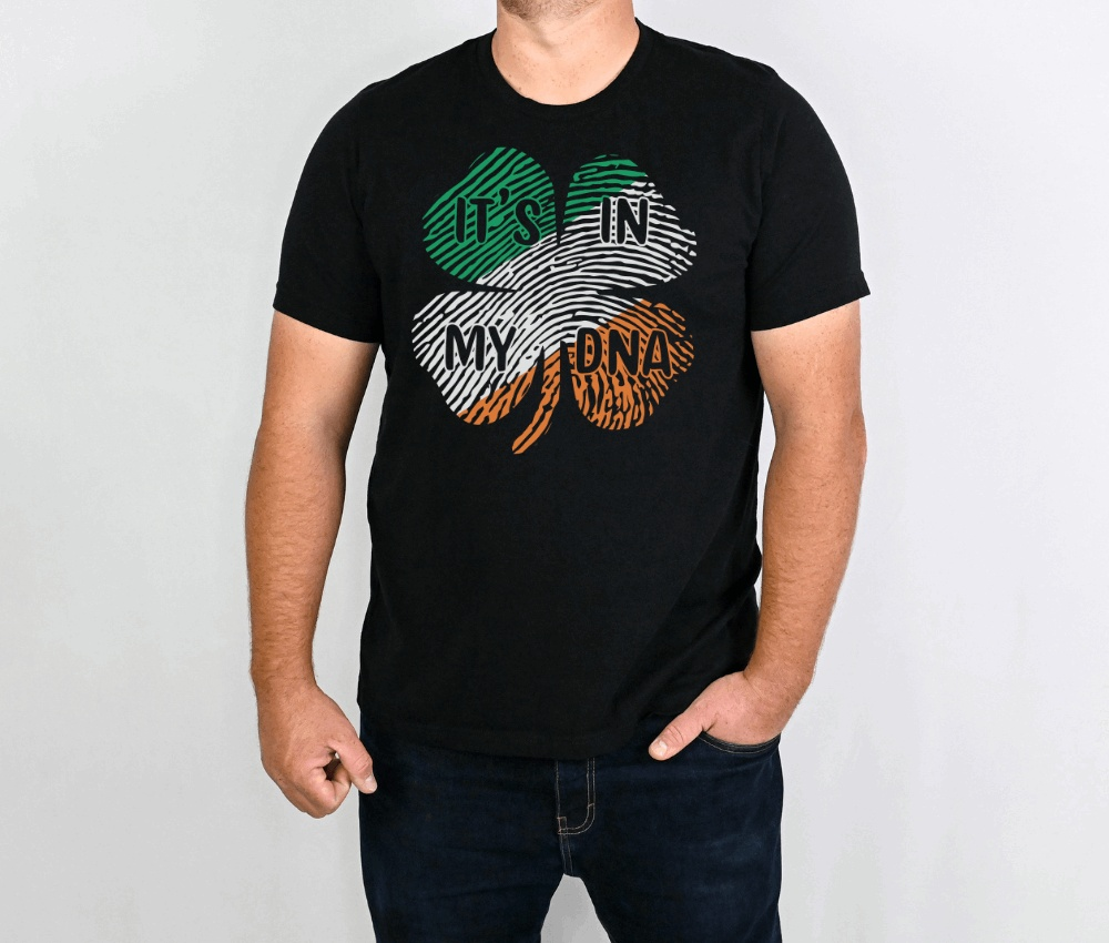 St Patrick's Day "It's In My DNA" T-Shirt, Irish Pride, Unisex Design