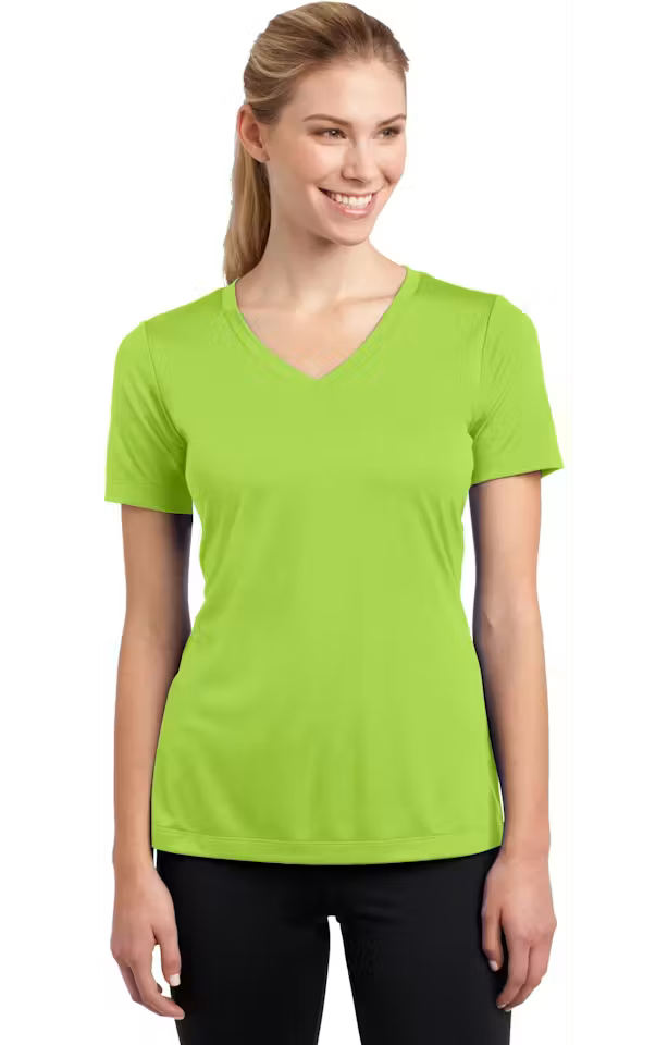 Sport-Tek LST353 - Women's PosiCharge Short Sleeve Competitor V-Neck Tee