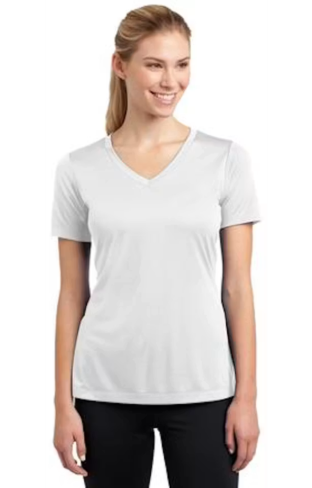 Sport-Tek LST353 - Women's PosiCharge Short Sleeve Competitor V-Neck Tee