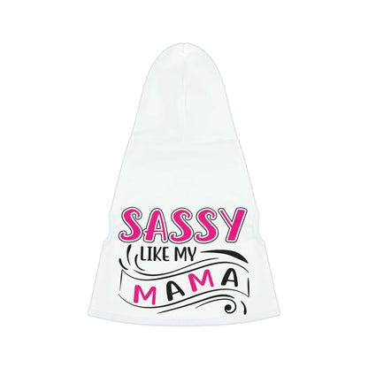 White Dog Hoodie - Sassy Like My MamaTreat pet parents around the world to a personalized dog hoodie for their four-legged family member. With 5 sizes to choose from, you're bound to deliver a great fitCyndee Cee Creations