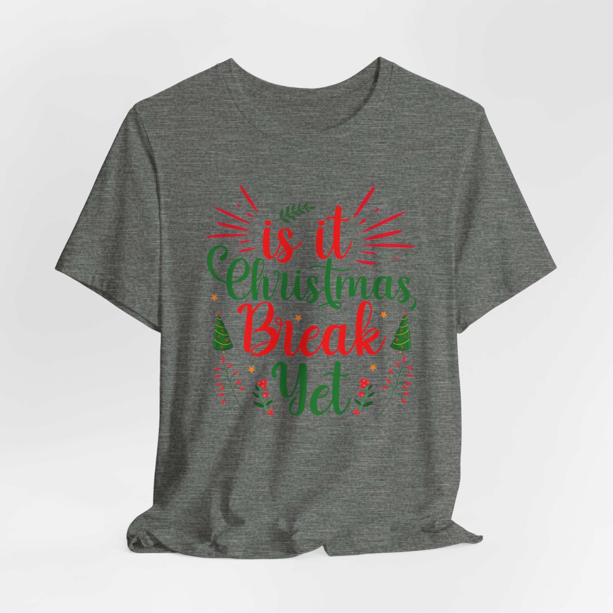 Christmas Break shirt for teachers with festive design, perfect for holiday celebrations and relaxation.