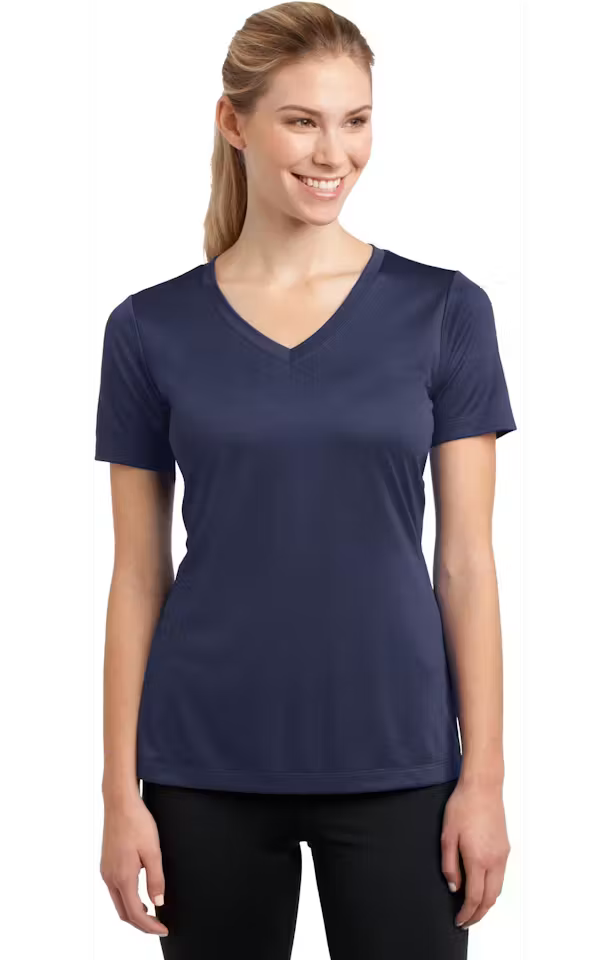 Sport-Tek LST353 - Women's PosiCharge Short Sleeve Competitor V-Neck Tee