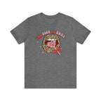 Valentine's Day t-shirt with "You Blow Me Away" design on a Bella Canvas 3001 shirt.