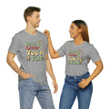St. Patrick's Day themed "Shut Up Liver You're Fine" shirt for men, featuring funny text on a comfortable gray tee.