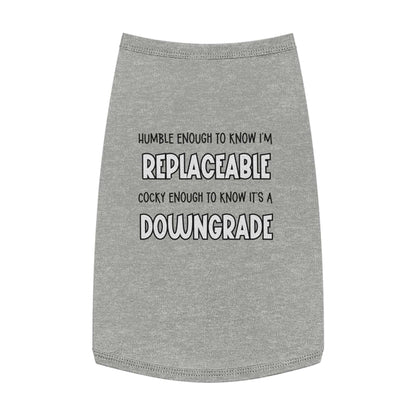 Pet Tank TopCustom pet clothes are more than just good fashion, they’re also perfect for keeping your tiny (or not so tiny) friend warm. This pet tank is 100% cotton for base coCyndee Cee Creations