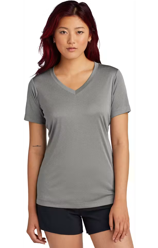 Sport-Tek LST353 - Women's PosiCharge Short Sleeve Competitor V-Neck Tee
