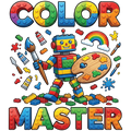 Color Master Block Builder youth t-shirt with Watch Out Kindergarten print