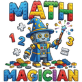 Watch Out Kindergarten Math Magician Block Builder youth design DTF print