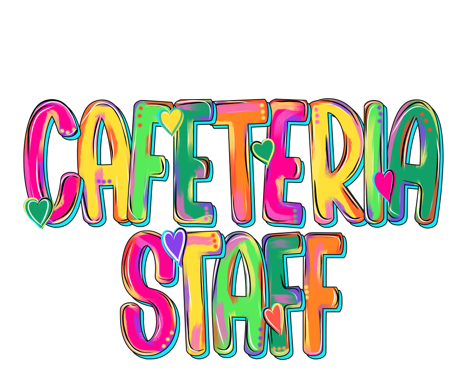 Watch Out Kindergarten cafeteria staff DTF print transfer on apparel
