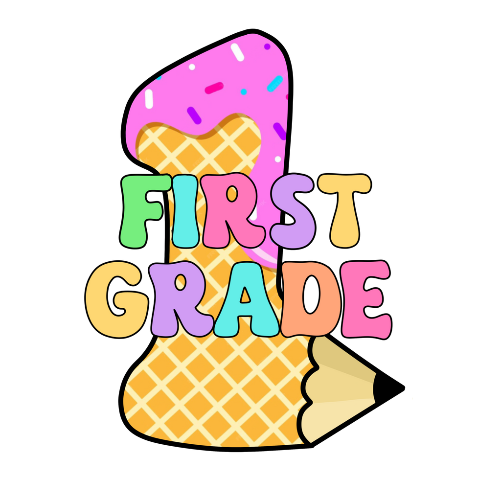 Back to school ice cream design with Watch Out Kindergarten text for youth DTF prints Pre-K to 5th grade