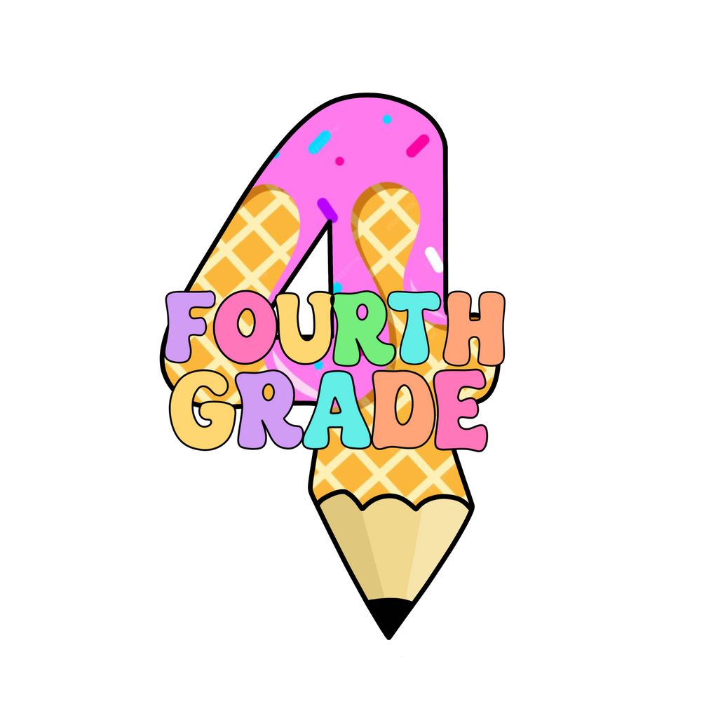 Watch Out Kindergarten back to school ice cream youth DTF prints for Pre-K to 5th Grade