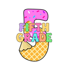 Back to School Ice Cream Youth DTF print with Watch Out Kindergarten text for Pre-K to 5th Grade
