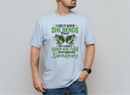 Sexual Innuendo Fishing Shirt - Light Blue