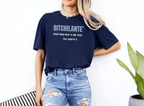 BITCHILANTE | Justice Served with Sass Graphic Softstyle Navy Tee