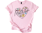 Mother's Day shirt with floral design and heartfelt message
