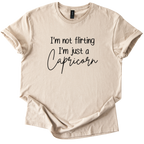 Capricorn I’m Not Flirting Shirt • Funny Zodiac Tee • Sarcastic Gift
