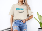 BITCHILANTE | Justice Served with Sass Graphic Softstyle Sand Tee