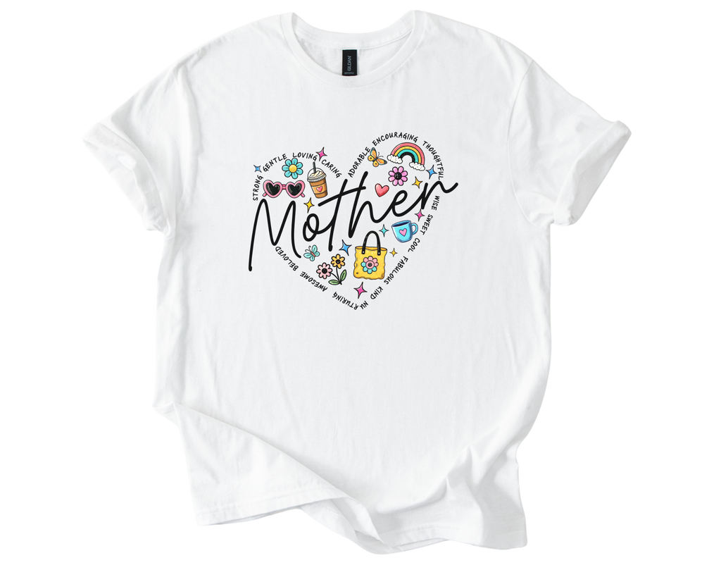 Mother's Day Shirt with floral design and heartfelt message