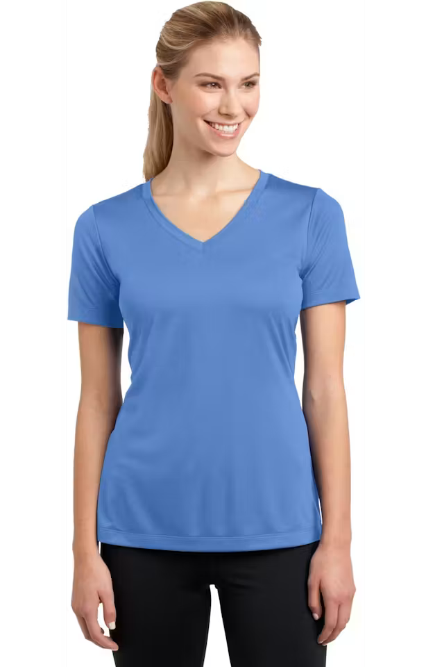 Sport-Tek LST353 - Women's PosiCharge Short Sleeve Competitor V-Neck Tee
