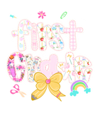 Back to School Preppy Lace Youth DTF Prints for Pre-K to 5th Grade featuring Watch Out Kindergarten design