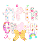 Watch Out Kindergarten back to school preppy lace youth DTF prints for Pre-K to 5th grade