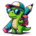 Dinosaur Youth DTF Print with Watch Out Kindergarten text and colorful dinosaur graphics